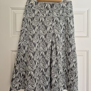 Unique Spring Floral A-Line Skirt, NWOT/Flawless Condition